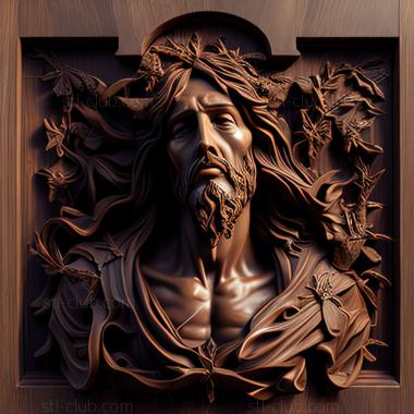 3D model st jesus (STL)